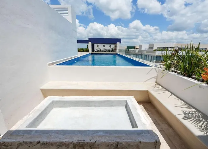 Holiday home Lux 2br Penthouse W Private Plunge Pool Aldea Zama *