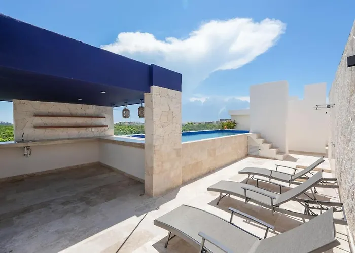 Lux 2br Penthouse W Private Plunge Pool Aldea Zama *